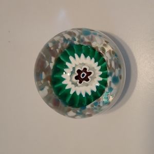 Vintage Murano Millefiori Paperweight